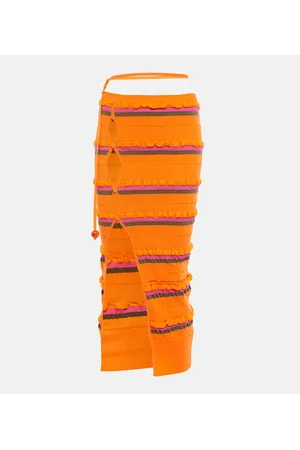 Jacquemus Falda midi La Jupe Maille Concha