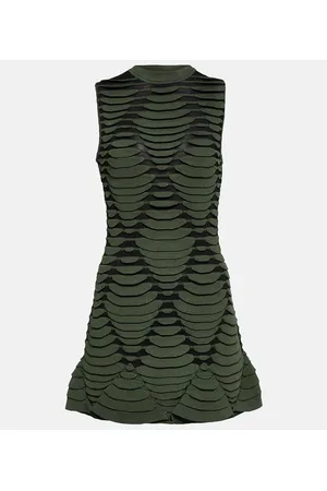 Alaïa Alaïa Vestido corto de efecto serpiente