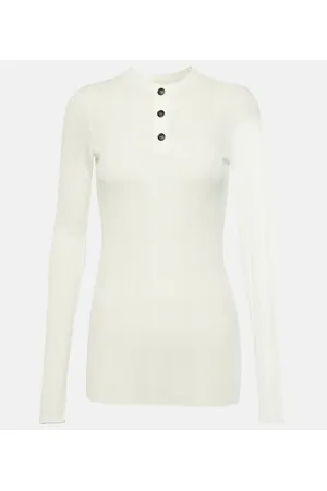 Khaite Top Byron en jersey de algodón