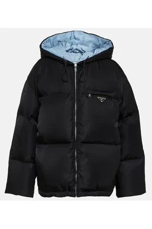 Prada Chaqueta de plumas de gabardina Re-Nylon