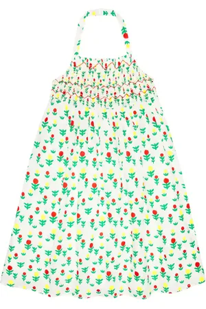 Stella McCartney Vestido de algodón estampado