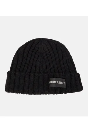 ANN DEMEULEMEESTER Gorro Hastert de lana virgen