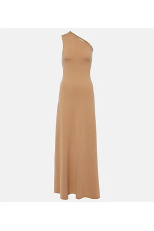 EXTREME CASHMERE Vestido largo N°301 Swan de mezcla de cachemir