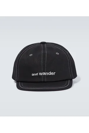and wander Gorra de sarga de algodón con logo