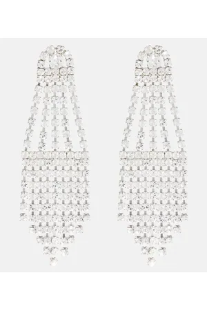 Oscar de la Renta Pendientes Crystal Fan