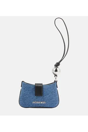 Jacquemus Tarjetero Le Porte Bisou de denim
