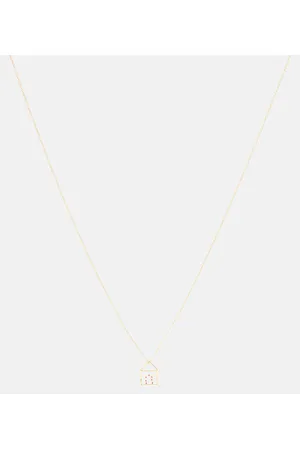 Aliita Collar Casita de oro de 9 ct con esmalte