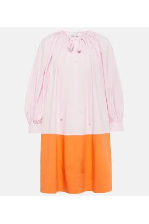 Lee Mathews Vestido corto Casey de popelín