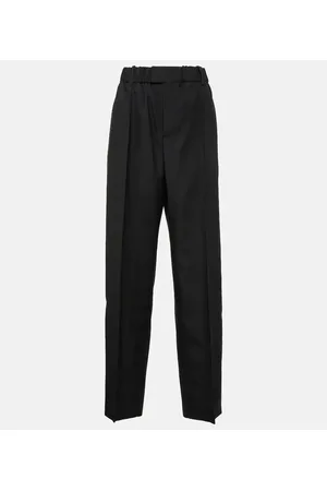 Bottega Veneta Pantalones rectos de lana