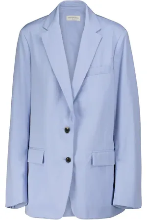 DRIES VAN NOTEN Blazer de popelín de algodón