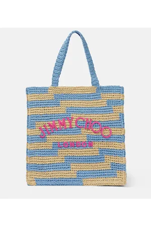 Jimmy Choo Tote Avenue de rafia