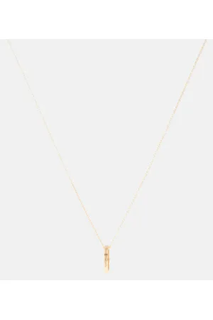 Maison Margiela Collar en plata de ley con logo