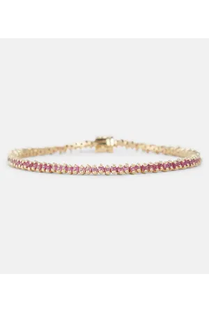 Suzanne Kalan Pulsera de oro amarillo de 18 ct con zafiros