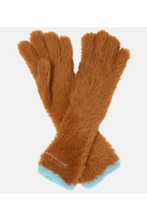 Jacquemus Guantes Les gants Neve de pelo sintético