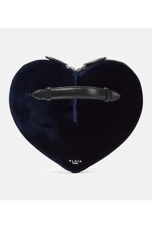 Alaïa Alaïa Clutch Le Cœur en terciopelo