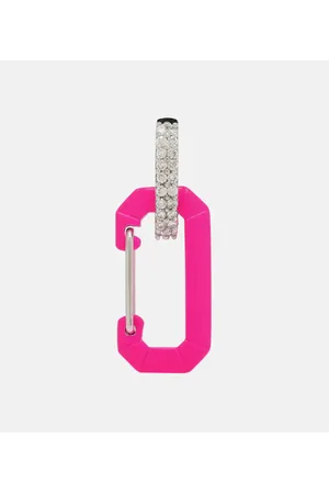 Eera Eéra Pendiente individual Small Chiara de oro blanco de 18 ct con diamantes