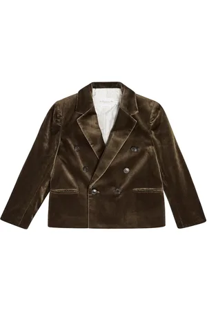 BONPOINT Blazer cruzado Adam de terciopelo