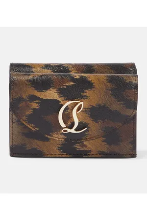 Christian Louboutin Cartera CL de piel grabada y estampada