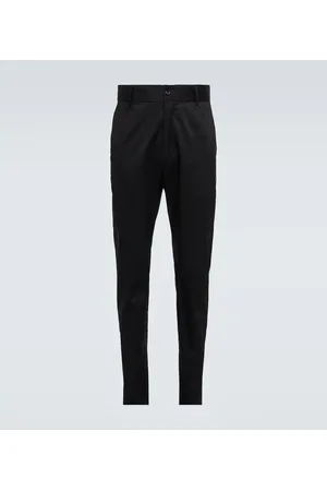 Dolce & Gabbana Pantalones rectos de algodón