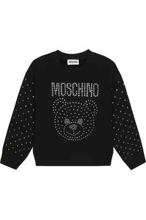 Moschino Sudadera en mezcla de algodón adornada