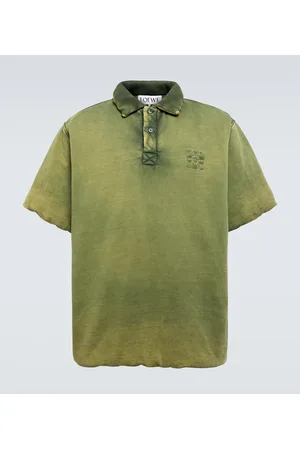 Loewe Polo de punto de algodón acolchado