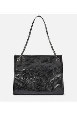Saint Laurent Shopper Niki de piel texturizada