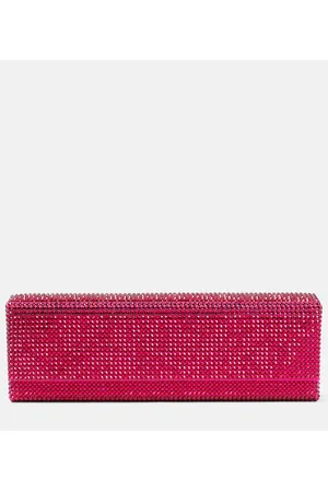 Amina Muaddi Clutch Amini Paloma con cristales