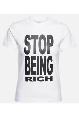 Vetements Camiseta de algodón con eslogan