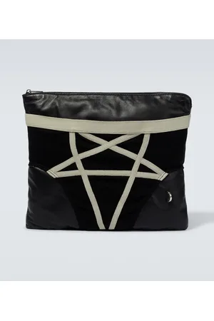 Rick Owens Pouch Pentabrief de piel