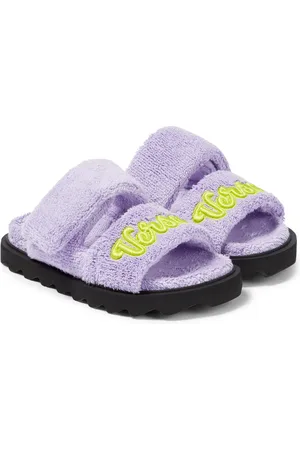 VERSACE Sandalias de rizo con logo