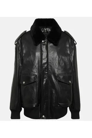 Prada Bomber de piel