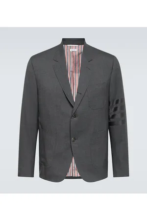 Thom Browne Blazer Shrunken Sack de lana con 4-Bar