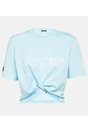 VERSACE Crop top 1978 Re-Edition de algodón