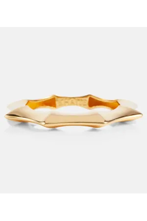 Khaite Brazalete Julius Small bañado en oro