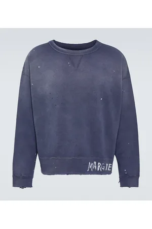 Maison Margiela Sudadera de jersey de algodón estampado
