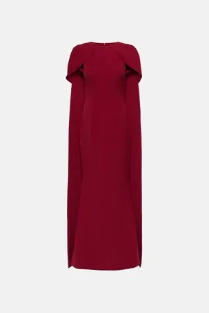Safiyaa Vestido de fiesta Ginkgo con capa