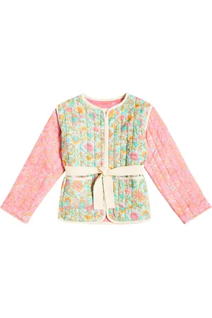 Louise Misha Chaqueta Teliani de algodón floral