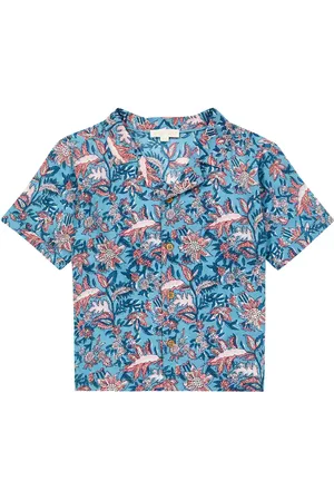 Louise Misha Camisa Alov de algodón floral