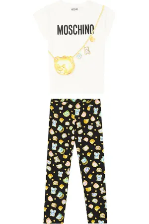 Moschino Set de camiseta y leggings de algodón