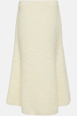 Chloé Chloé Falda midi en mezcla de lana