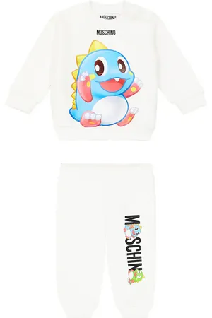 Moschino Bebé - set de sudadera y pantalones deportivos
