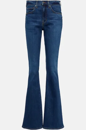 VERONICA BEARD Jeans flared Beverly de tiro alto