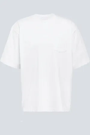 SACAI Camiseta de jersey de algodón