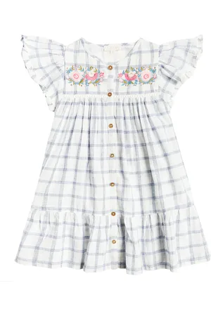 Louise Misha Vestido Carde de mezcla de algodón