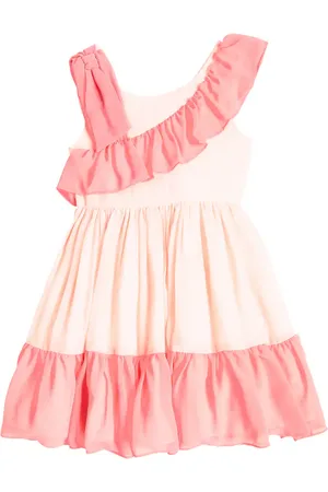PATACHOU Vestido de chifón fruncido