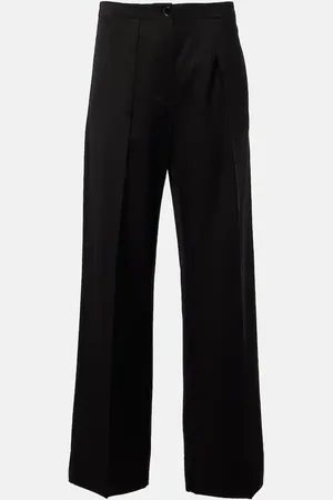 Acne Studios Pantalones anchos de tiro medio