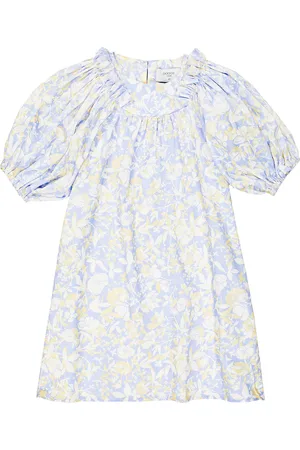 PAADE Vestido de algodón con manga abullonada