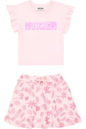 Moschino Set de camiseta y falda de algodón