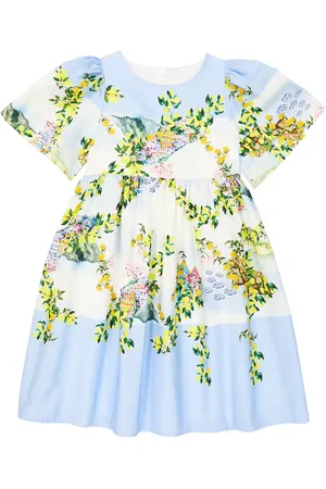 PATACHOU Vestido de algodón estampado