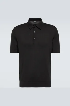 Ermenegildo Zegna Polo de piqué de algodón